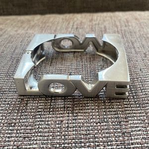 Antique Silver LOVE Bracelet - Brand New!